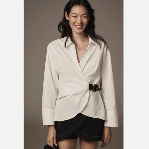 Brand New By Anthropologie Buckle Blouse - Picture 4 of 4